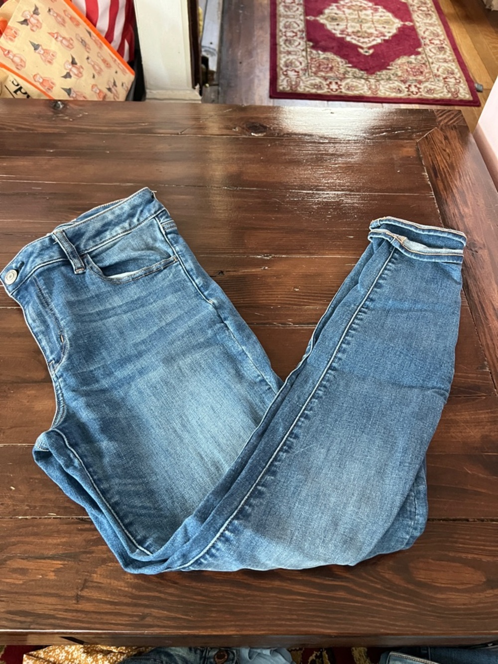 American Eagle Outfitters Light Blue Stretch Jeggings